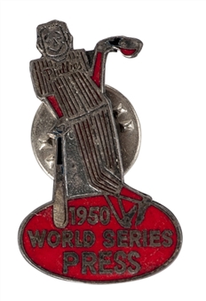 1950 Phillies World Series Press Pin